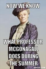 The Dowager Countess even has her own memes. That's how amazing - :')